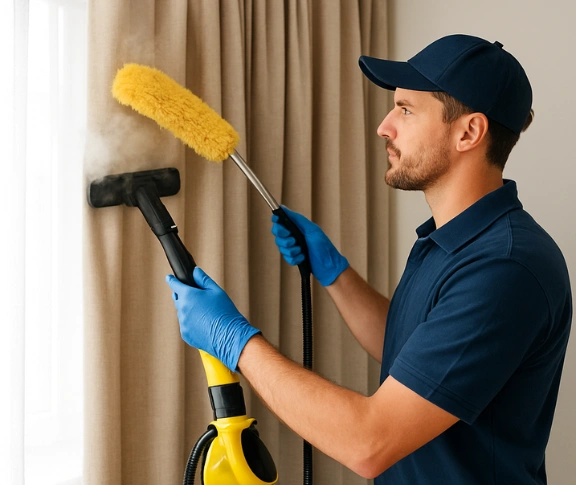 Trusted drapes cleaning technician Matty Curtain Cleaning altona-gate-vic QLD